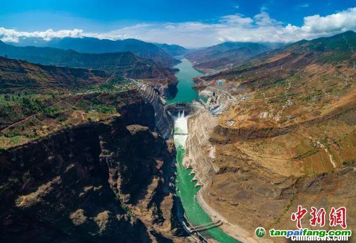 白鶴灘水電站。東方電氣供圖