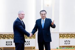 李克強會見第77屆聯(lián)合國大會主席克勒希：加強在可持續(xù)發(fā)展、應(yīng)對氣候變化等領(lǐng)域的協(xié)調(diào)配合，共同應(yīng)對全球性挑戰(zhàn)