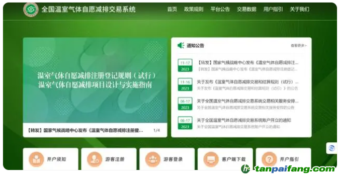 CCER重啟 | 全國溫室氣體自愿減排交易市場啟動，北京綠交所詳解